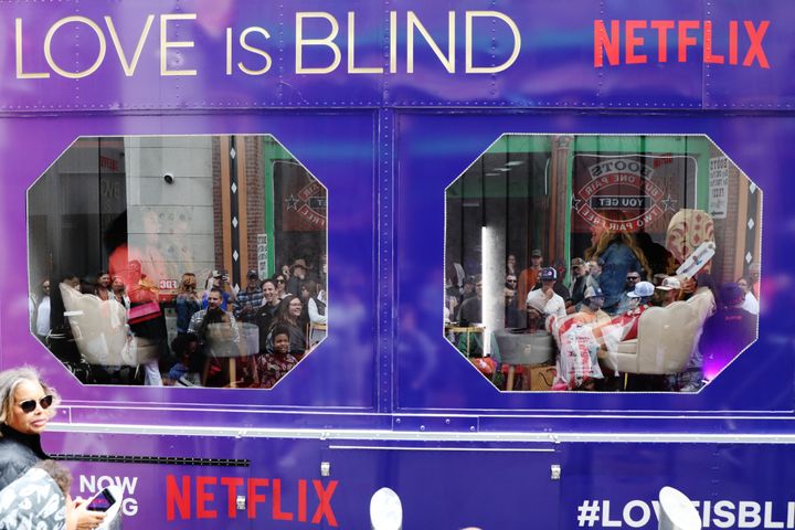 The “Love Is Blind” cast was photographed at Netflix’s first live reunion show on April 7, 2023, in Nashville, Tennessee. Season 5’s Lydia Velez Gonzalez recently dished about where things stand between her and former cast mate Aaliyah Cosby. 